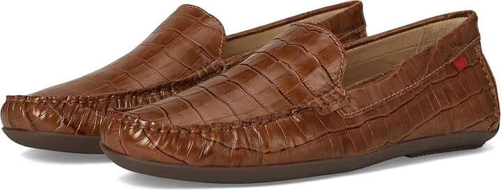 Marc Joseph New York BROADWAY Men's Lace Up Wing Tip Shoes Cognac Croco : 8 M, Leather
