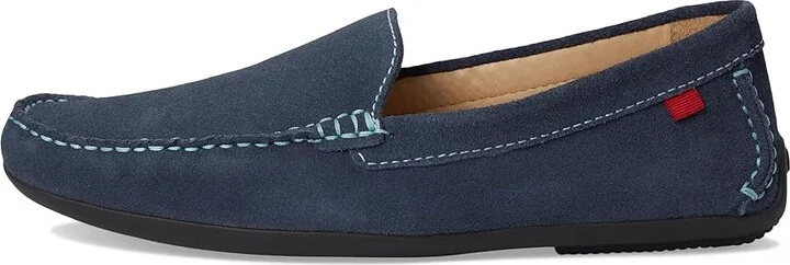 Marc Joseph New York BROADWAY Men's Lace Up Wing Tip Shoes Navy Suede : 11 M, Leather - Image 6