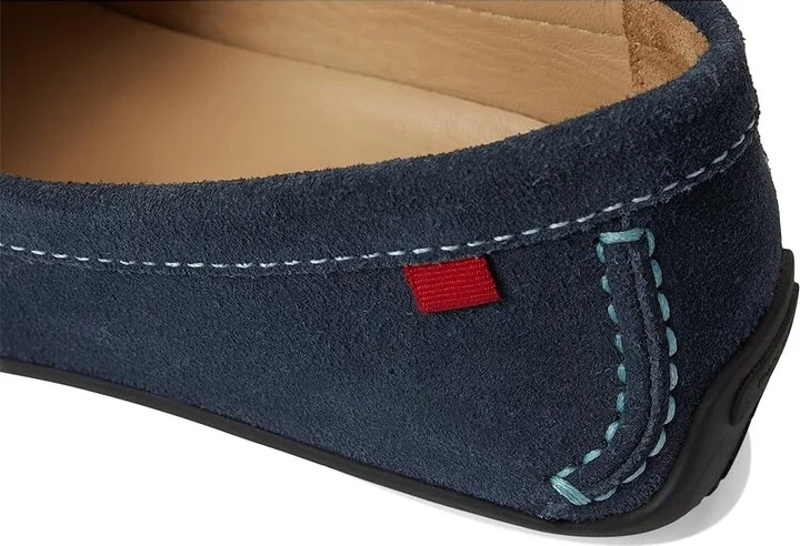 Marc Joseph New York BROADWAY Men's Lace Up Wing Tip Shoes Navy Suede : 11 M, Leather - Image 7