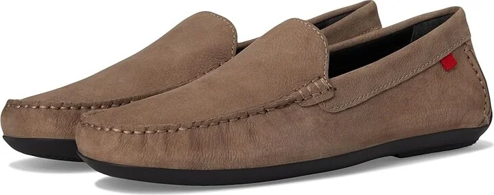Marc Joseph New York BROADWAY Men's Lace Up Wing Tip Shoes Taupe Grainy Nobuck : 8.5 M, Leather