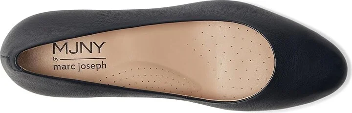 Marc Joseph New York Broadway Pump Women's Shoes Navy Napa Soft : 7 M, Leather - Image 2