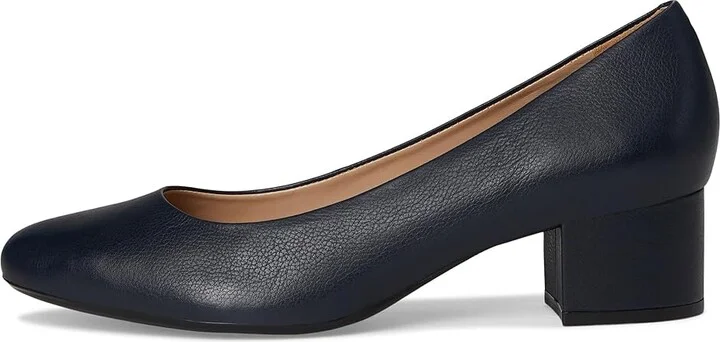 Marc Joseph New York Broadway Pump Women's Shoes Navy Napa Soft : 7 M, Leather - Image 6