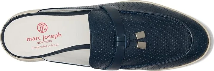 Marc Joseph New York Brooklyn RD Women's Clog Shoes Navy Napa : 8 M, Leather - Image 2