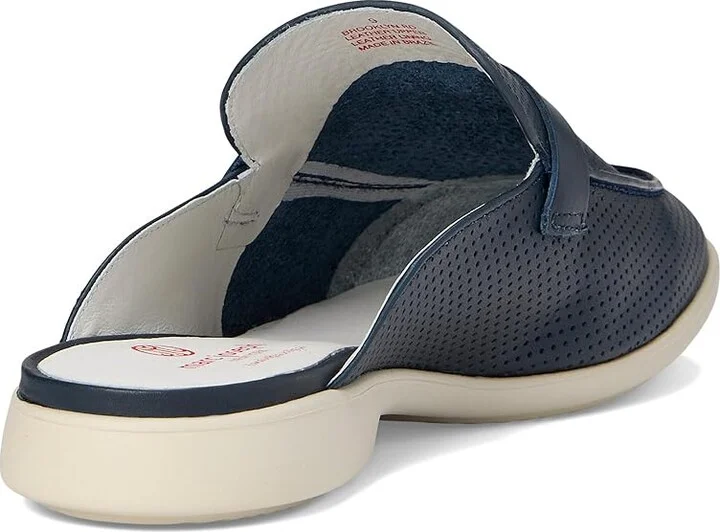 Marc Joseph New York Brooklyn RD Women's Clog Shoes Navy Napa : 8 M, Leather - Image 4