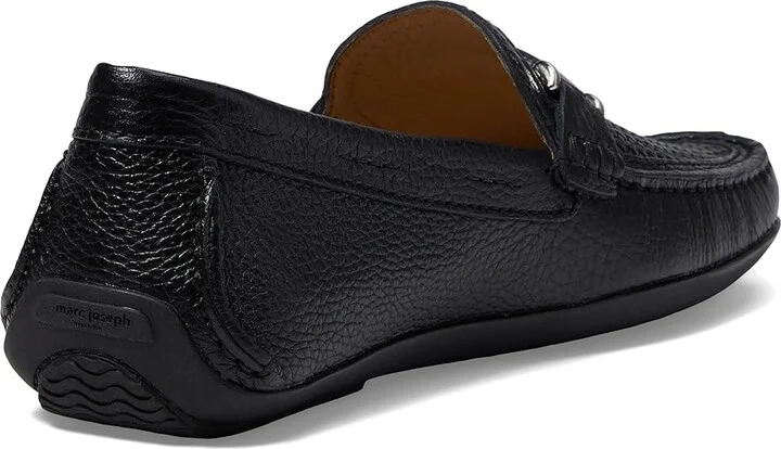 Marc Joseph New York Bryant Park Weave Men's Lace Up Wing Tip Shoes Black Grainy : 9 M, Leather - Image 4