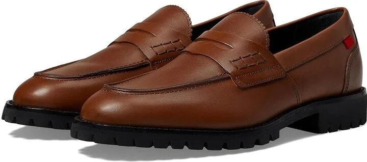Marc Joseph New York Canal St 2.0 Men's Lace Up Wing Tip Shoes Cognac Brushed Napa : 9 M, Leather/Nappa