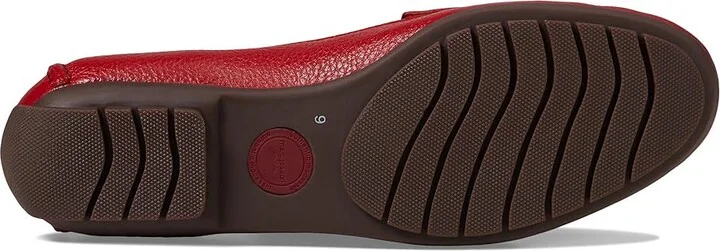 Marc Joseph New York Carrol Street 2.0 Women's Flat Shoes Red Grainy : 9.5 M, Leather - Image 3
