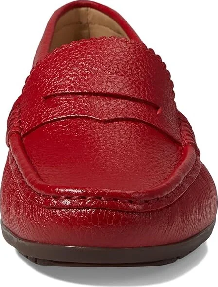 Marc Joseph New York Carrol Street 2.0 Women's Flat Shoes Red Grainy : 9.5 M, Leather - Image 5