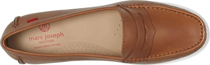 Marc Joseph New York Carrol Street 2.0 Women's Flat Shoes Tan Burnished Napa : 8.5 M, Leather - Image 2