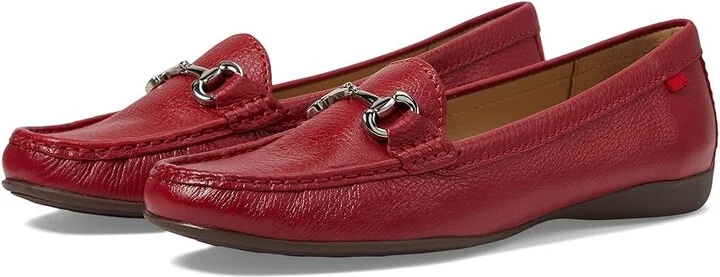 Marc Joseph New York Carter Road Women's Shoes Red Grainy 1 : 9.5 M, Leather