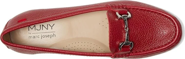 Marc Joseph New York Carter Road Women's Shoes Red Grainy : 9 W, Leather - Image 2