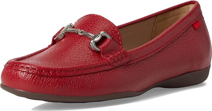 Marc Joseph New York Carter Road Women's Shoes Red Grainy : 9 W, Leather - Image 5