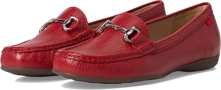 Marc Joseph New York Carter Road Women's Shoes Red Grainy : 9 W, Leather