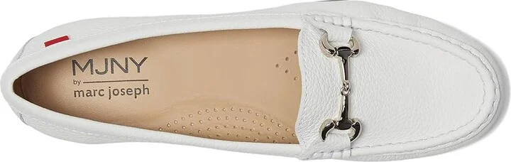 Marc Joseph New York Carter Road Women's Shoes White Grainy : 6.5 M, Leather - Image 2