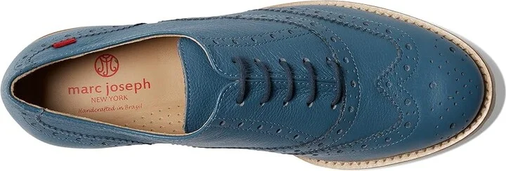 Marc Joseph New York Central Park West Women's Shoes Atlantic Blue Mini Grainy : 5.5 M, Leather - Image 2