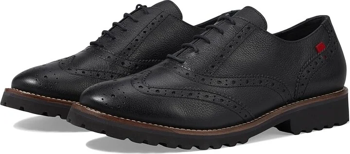 Marc Joseph New York Central Park West Women's Shoes Black Mini Grainy : 5.5 M, Leather