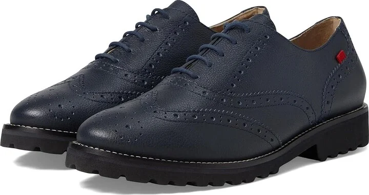 Marc Joseph New York Central Park West Women's Shoes Navy Svelte Grainy : 9 M, Leather