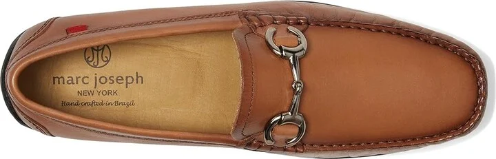 Marc Joseph New York Chambers St Men's Lace Up Wing Tip Shoes Whiskey Brushed Napa : 9 M, Leather - Image 2
