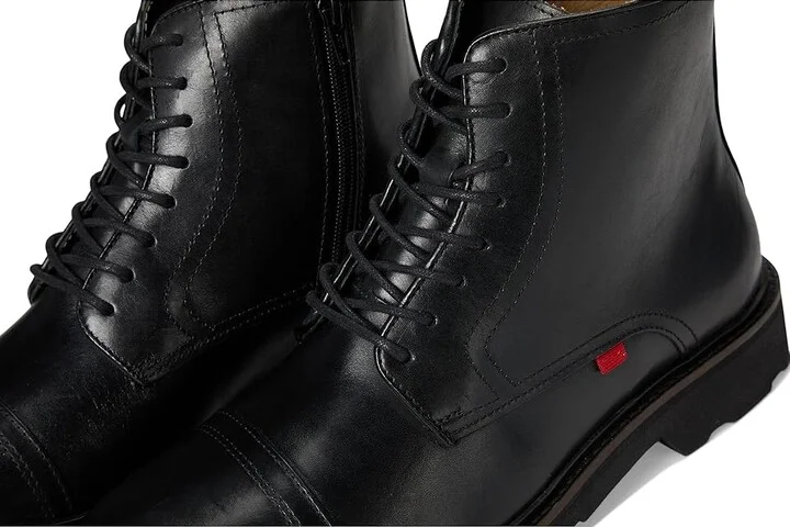 Marc Joseph New York Coleman Street Men's Lace Up Wing Tip Shoes Black Napa : 8.5 M, Leather - Image 7
