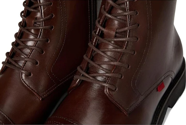 Marc Joseph New York Coleman Street Men's Lace Up Wing Tip Shoes Cafe Napa : 13 M, Leather - Image 7