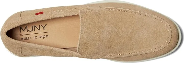 Marc Joseph New York Cooper St Men's Lace Up Wing Tip Shoes Beige Suede : 9.5 M, Leather - Image 2