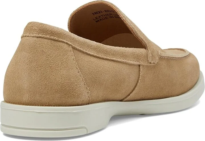 Marc Joseph New York Cooper St Men's Lace Up Wing Tip Shoes Beige Suede : 9.5 M, Leather - Image 4