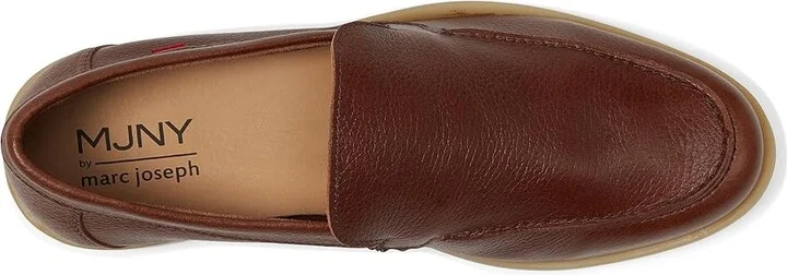Marc Joseph New York Cooper St Men's Lace Up Wing Tip Shoes Cognac Grainy : 11.5 M, Leather - Image 2