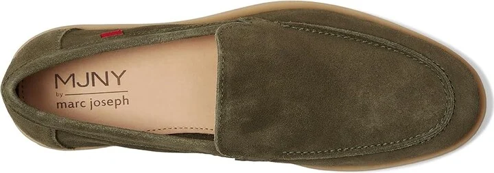 Marc Joseph New York Cooper St Men's Lace Up Wing Tip Shoes Oilve Suede : 8 M, Leather - Image 2
