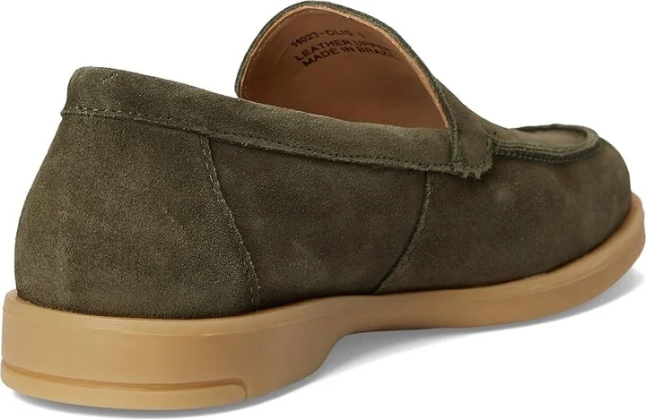 Marc Joseph New York Cooper St Men's Lace Up Wing Tip Shoes Oilve Suede : 8 M, Leather - Image 4