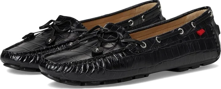 Marc Joseph New York Cypress Hill Women's Shoes Black Croco : 5.5 M, Leather