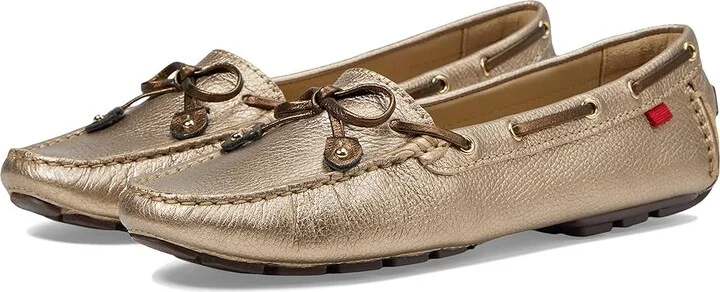 Marc Joseph New York Cypress Hill Women's Shoes Gold Grainy : 7 M, Leather