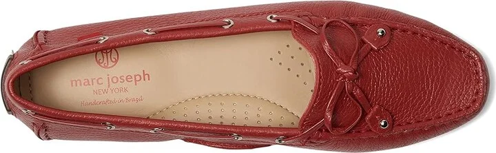 Marc Joseph New York Cypress Hill Women's Shoes Red Grainy : 6 M, Leather - Image 2