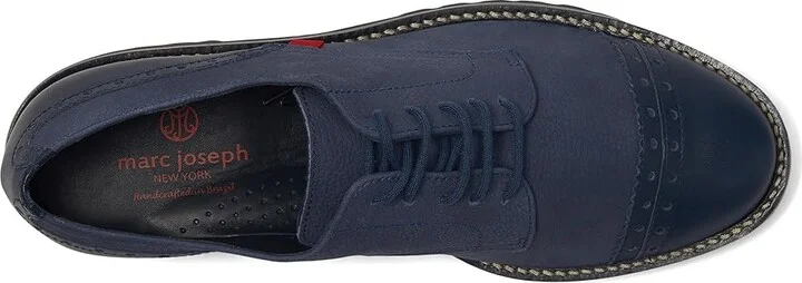 Marc Joseph New York Dahlgren PL Women's Flat Shoes Denim Italo Grainy : 10 M, Leather - Image 2