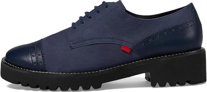 Marc Joseph New York Dahlgren PL Women's Flat Shoes Denim Italo Grainy : 10 M, Leather - Image 6