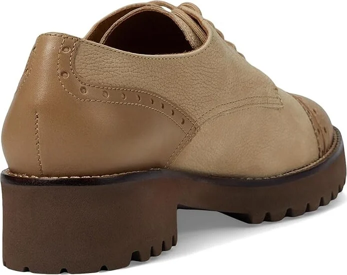 Marc Joseph New York Dahlgren PL Women's Flat Shoes Sand Italo Grainy : 6 M, Leather - Image 4