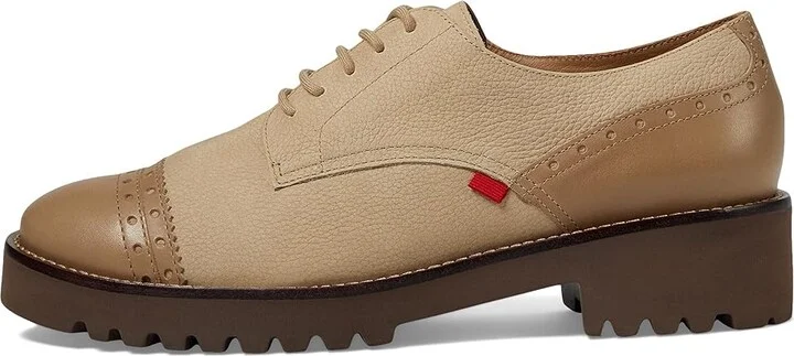 Marc Joseph New York Dahlgren PL Women's Flat Shoes Sand Italo Grainy : 6 M, Leather - Image 6