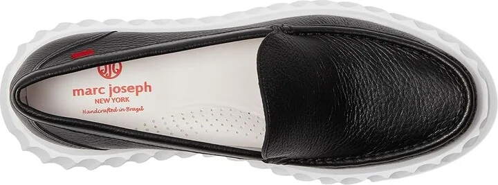 Marc Joseph New York Dahlia ST Women's Flat Shoes Black Grainy : 9 M, Leather - Image 2