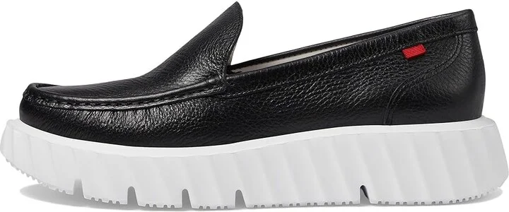 Marc Joseph New York Dahlia ST Women's Flat Shoes Black Grainy : 9 M, Leather - Image 6