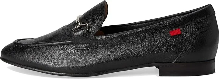 Marc Joseph New York Deal Road Women's Flat Shoes Black Svelte Grainy : 5 M, Leather - Image 6