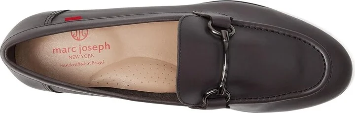 Marc Joseph New York Deal Road Women's Flat Shoes Grey Napa : 8 M, Leather - Image 2