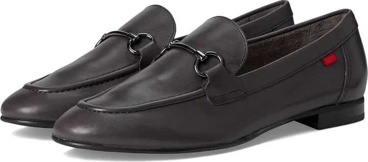 Marc Joseph New York Deal Road Women's Flat Shoes Grey Napa : 8 M, Leather