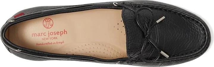 Marc Joseph New York Diana St Women's Flat Shoes Black Grainy : 11 M, Leather - Image 2