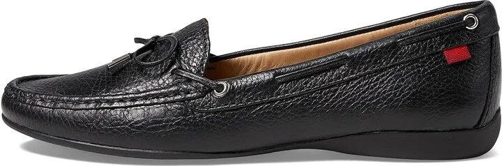 Marc Joseph New York Diana St Women's Flat Shoes Black Grainy : 11 M, Leather - Image 6