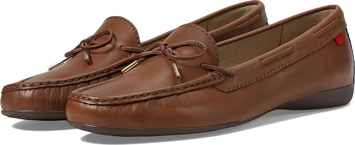 Marc Joseph New York Diana St Women's Flat Shoes Cognac Napa : 13 M, Leather