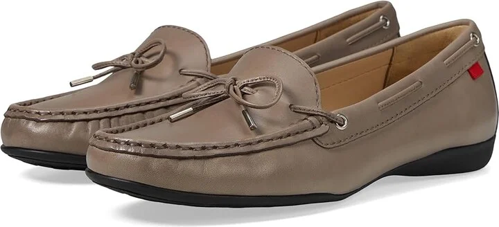 Marc Joseph New York Diana St Women's Flat Shoes Greige Napa : 9 M, Leather