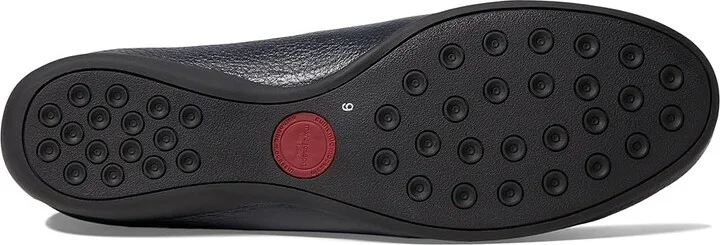 Marc Joseph New York Diana St Women's Flat Shoes Navy Grainy : 5 M, Leather - Image 3
