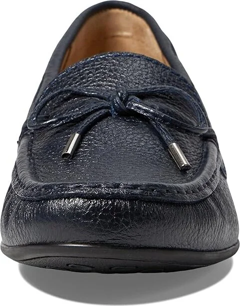 Marc Joseph New York Diana St Women's Flat Shoes Navy Grainy : 5 M, Leather - Image 5