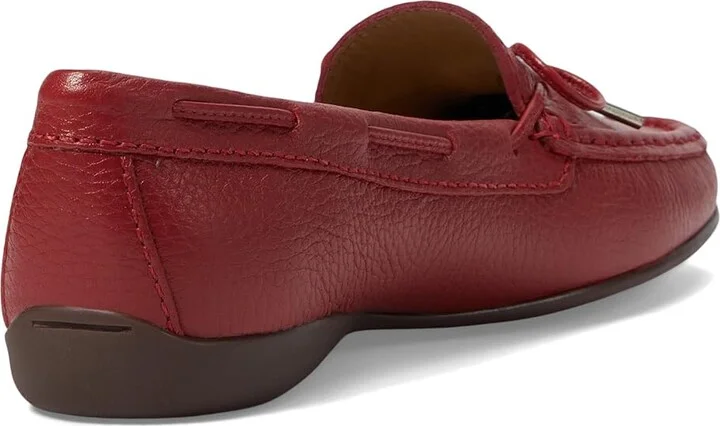 Marc Joseph New York Diana St Women's Flat Shoes Red Grainy : 7.5 M, Leather - Image 4