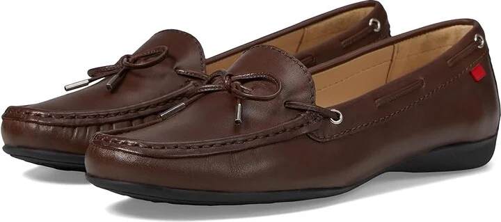 Marc Joseph New York Diana St Women's Flat Shoes Walnut Napa : 12 M, Leather
