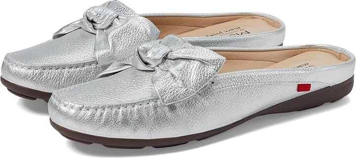 Marc Joseph New York Diane Street Women's Shoes Silver Grainy : 5 M, Leather